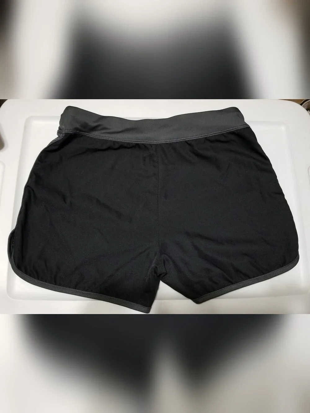 BCG Kid's XL Black and Gray Athletic Mesh Shorts